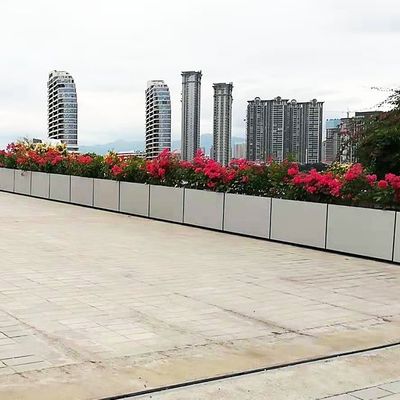 Πλατέτα τοίχου περιλαμβάνεται πλατεία φυτών PVC για εξωτερική τελειοποίηση μη επικαλυμμένο σχεδιασμό υπερόδου