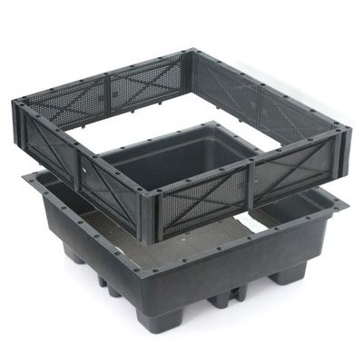 Περιβαλλοντικά φιλικό σύστημα Sedum Green Roof Modular Tray για φύτευση λουλουδιών και λαχανικών