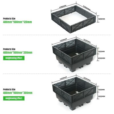 Περιβαλλοντικά φιλικό σύστημα Sedum Green Roof Modular Tray για φύτευση λουλουδιών και λαχανικών