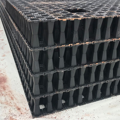 Περιβαλλοντικά φιλικό υλικό HDPE Σύστημα συλλογής βροχερού νερού για διείσδυση των καταρρακτικών υδάτων